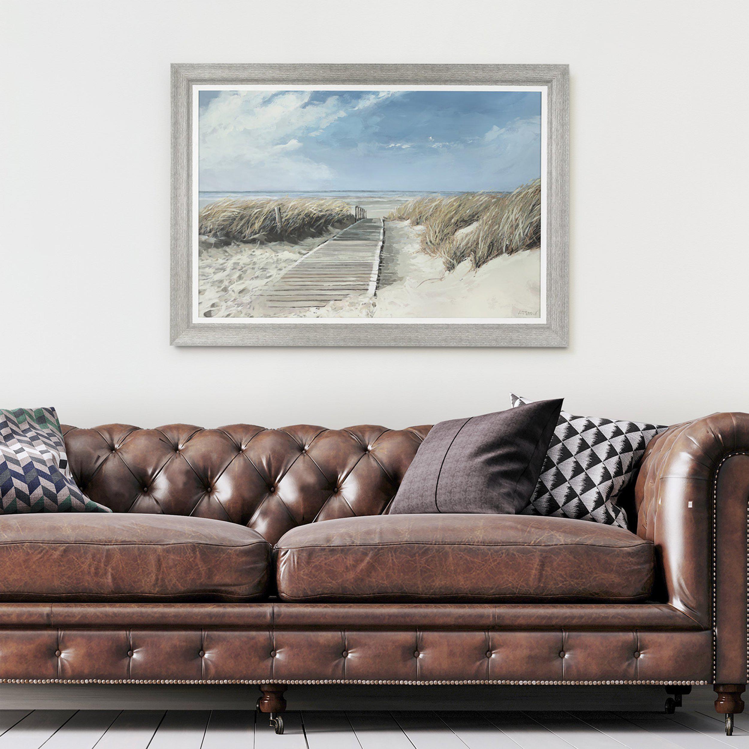 View to Sea Framed Print by Adelene Fletcher