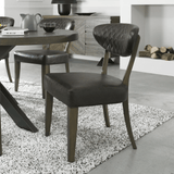 Bentley Designs Ellipse Fumed Oak Dining Chairs (Pair)