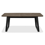 Bentley Designs Emerson Weathered Oak & Peppercorn 6-8 Seater Extension Dining Table