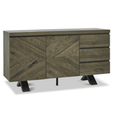 Bentley Designs Ellipse Fumed Oak Wide Sideboard