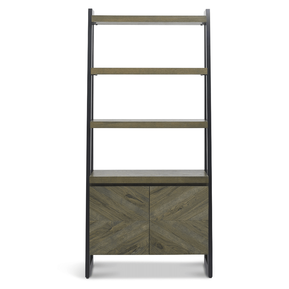 Bentley Designs Ellipse Fumed Oak Open Display Unit