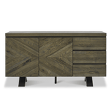Bentley Designs Ellipse Fumed Oak Wide Sideboard