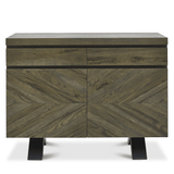 Bentley Designs Ellipse Fumed Oak Narrow Sideboard