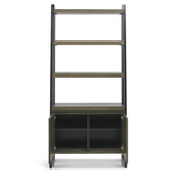 Bentley Designs Ellipse Fumed Oak Open Display Unit