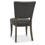 Bentley Designs Logan Fumed Oak Upholstered Dining Chairs (Pair)