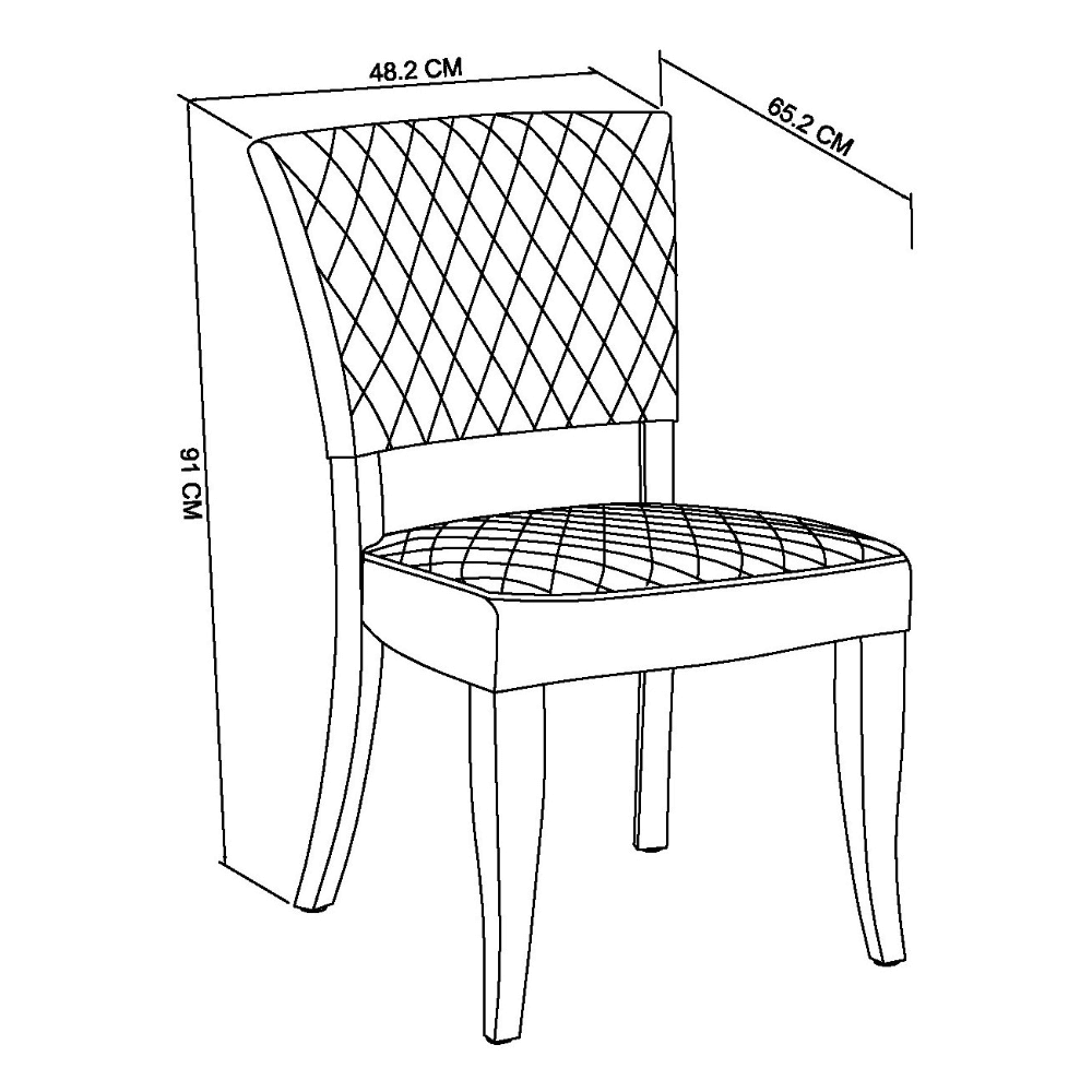 Bentley Designs Logan Fumed Oak Upholstered Dining Chairs (Pair)