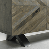 Bentley Designs Ellipse Fumed Oak Narrow Sideboard