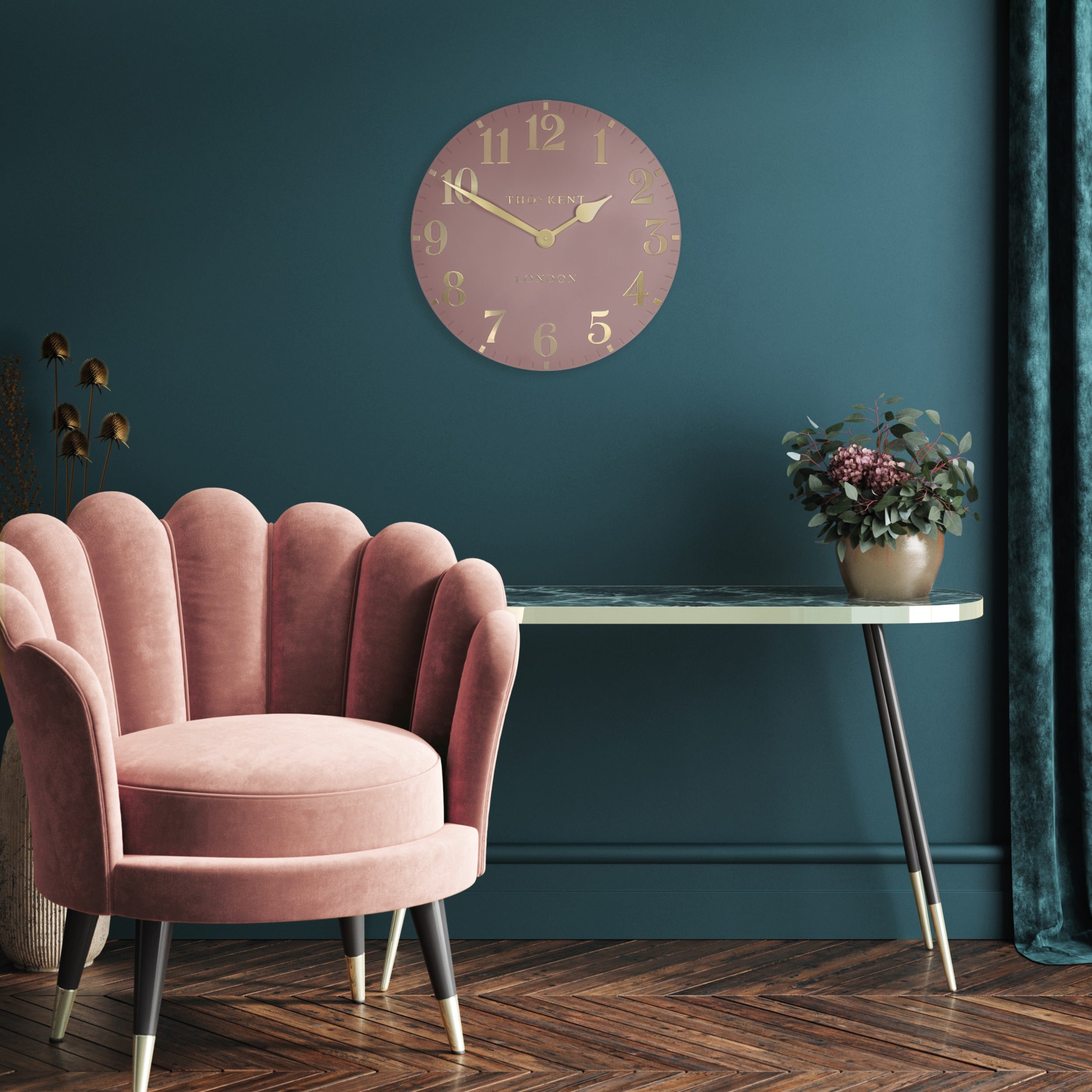 Thomas Kent Arabic Wall Clock