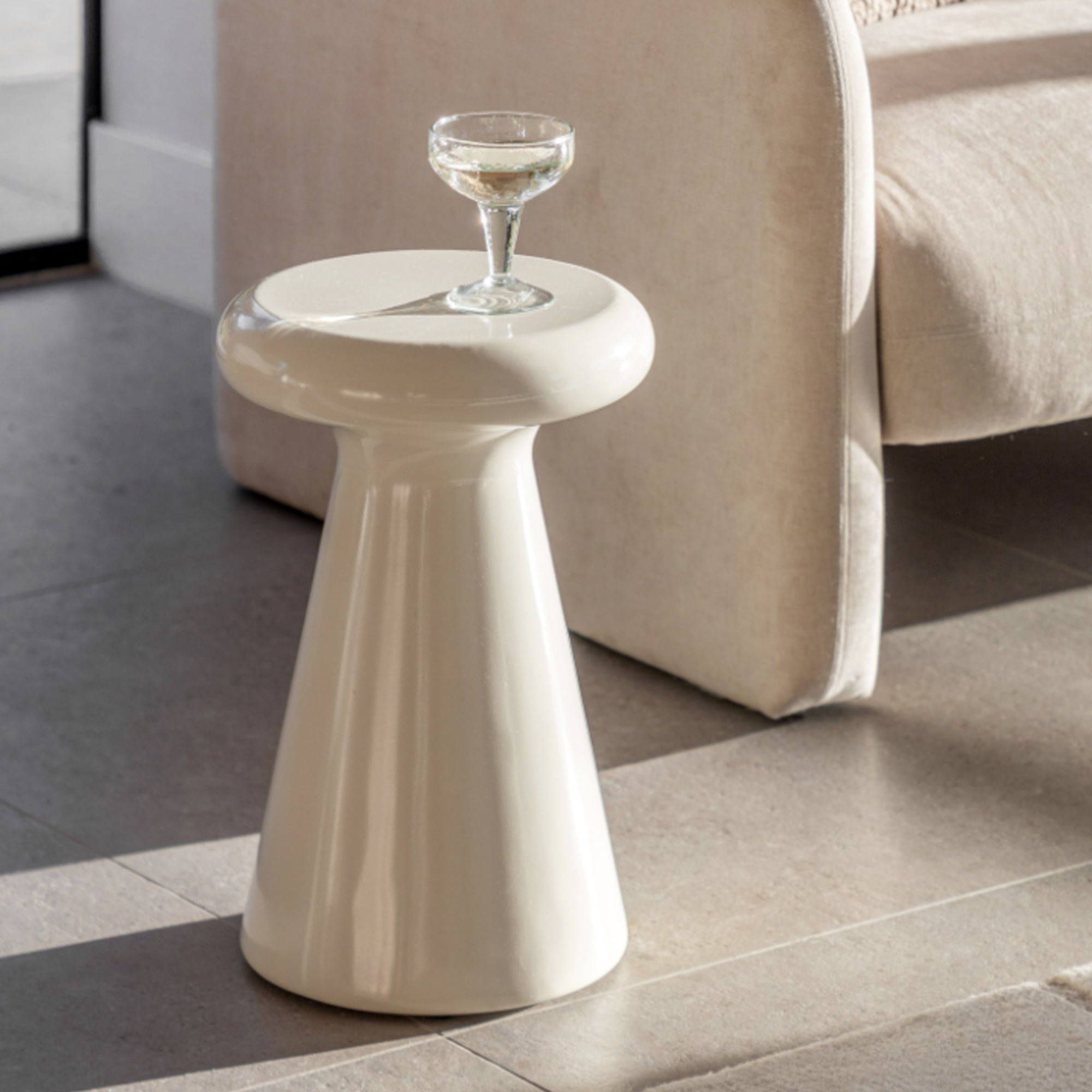 Gallery Pavia Cream Side Table