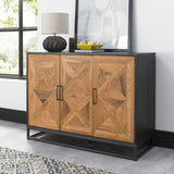 Bentley Designs Indus Rustic Oak Narrow Sideboard