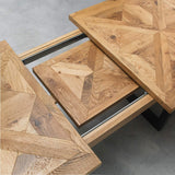 Bentley Designs Indus Rustic Oak 4-6 Dining Table | Taylors on the High Street