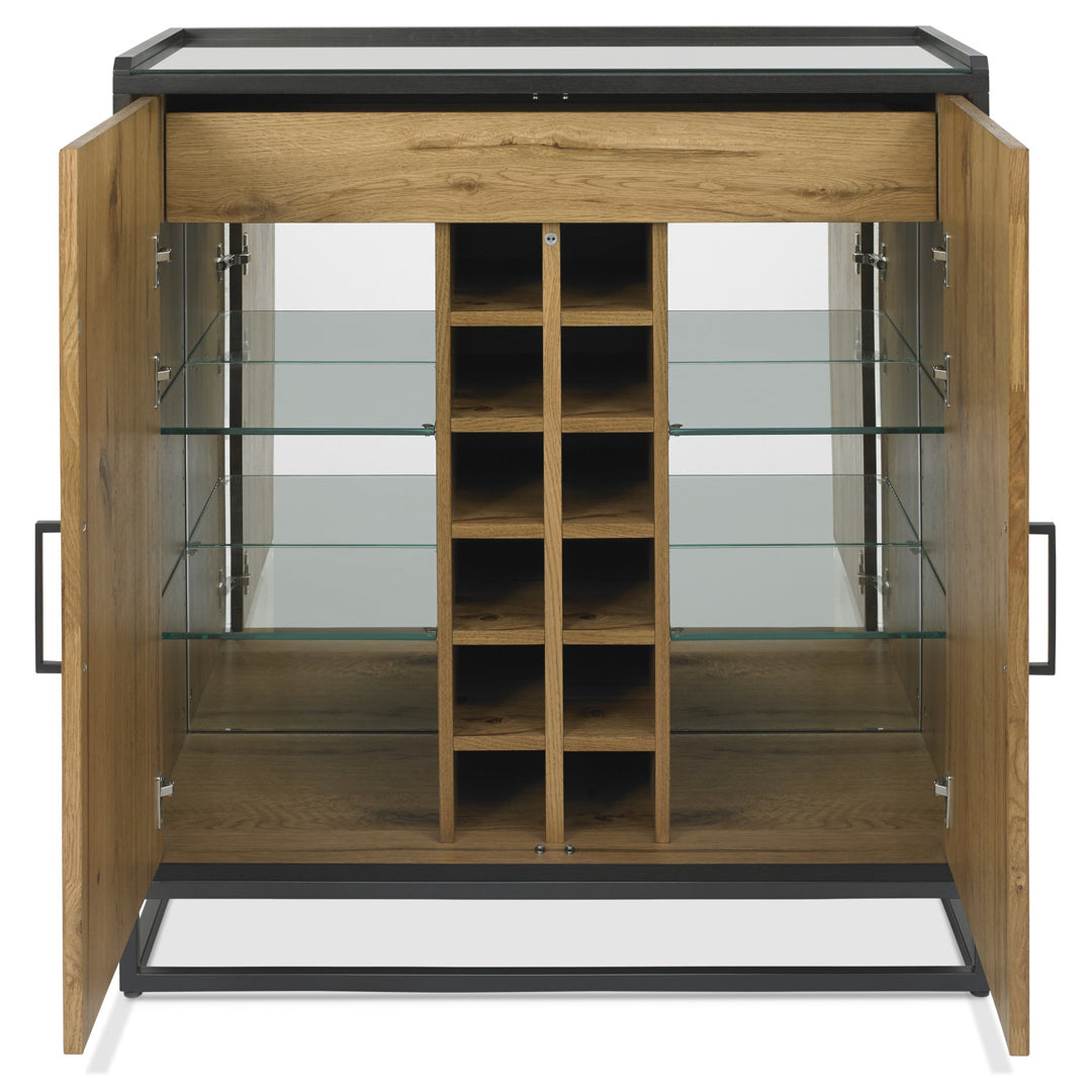 Bentley Designs Indus Rustic Oak Drinks Cabinet | Taylors on the High Street