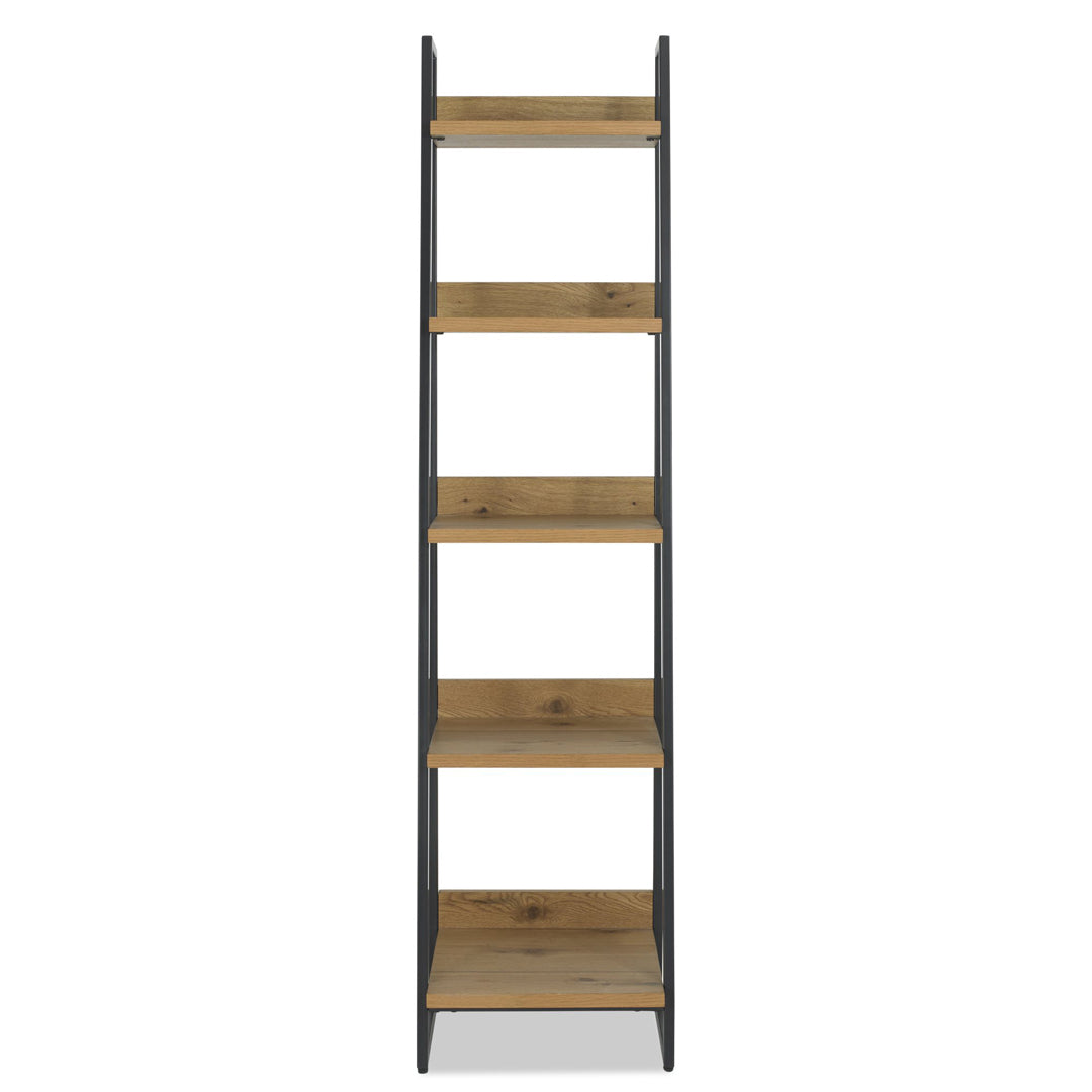 Bentley Designs Indus Rustic Oak Narrow Open Display Unit | Taylors on the High Street