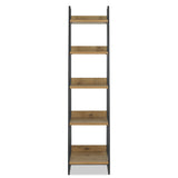 Bentley Designs Indus Rustic Oak Narrow Open Display Unit | Taylors on the High Street