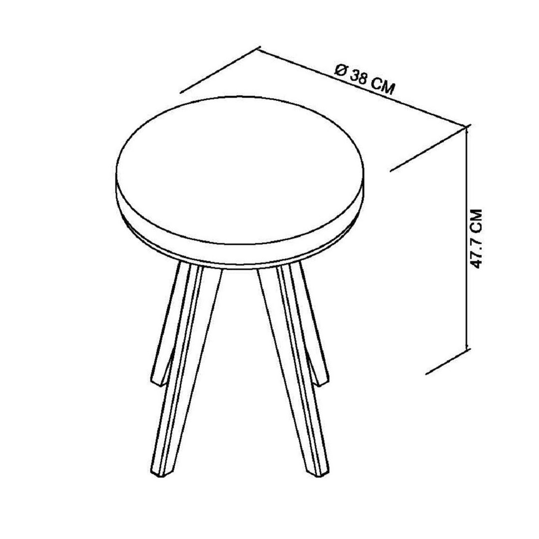 Bentley Designs Brunel Scandi Oak Stool | Taylors on the High Street