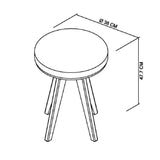 Bentley Designs Brunel Scandi Oak Stool | Taylors on the High Street