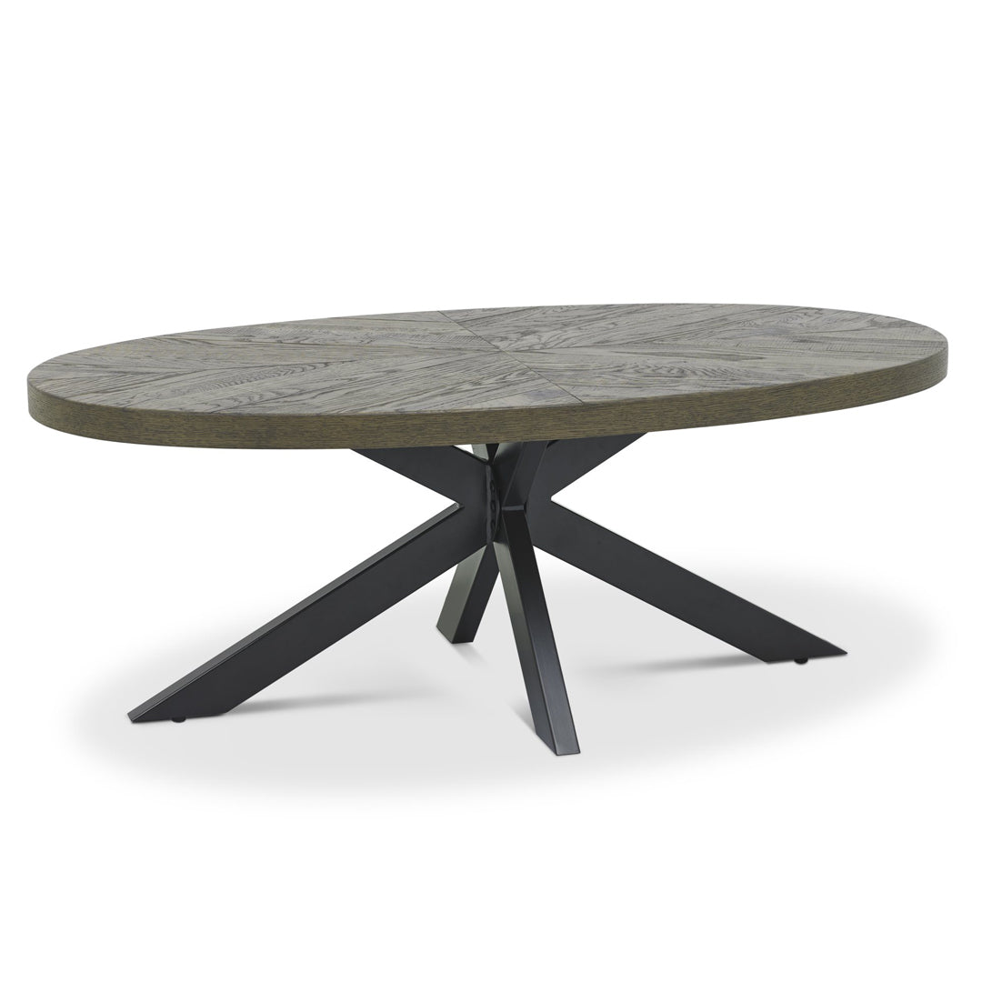 Bentley Designs Ellipse Fumed Oak Coffee Table | Taylors on the High Street
