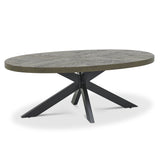 Bentley Designs Ellipse Fumed Oak Coffee Table