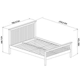 Bentley Designs Atlanta Two Tone High Footend Bedstead | Taylors on the High Street