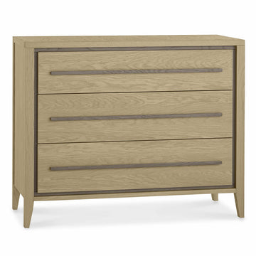 Bentley Designs Rimini Aged Oak & Weathered Oak 3 Drawer Chest | Taylors on the High Street