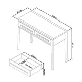 Bentley Designs Rimini Aged Oak & Weathered Oak Dressing Table | Taylors on the High Street