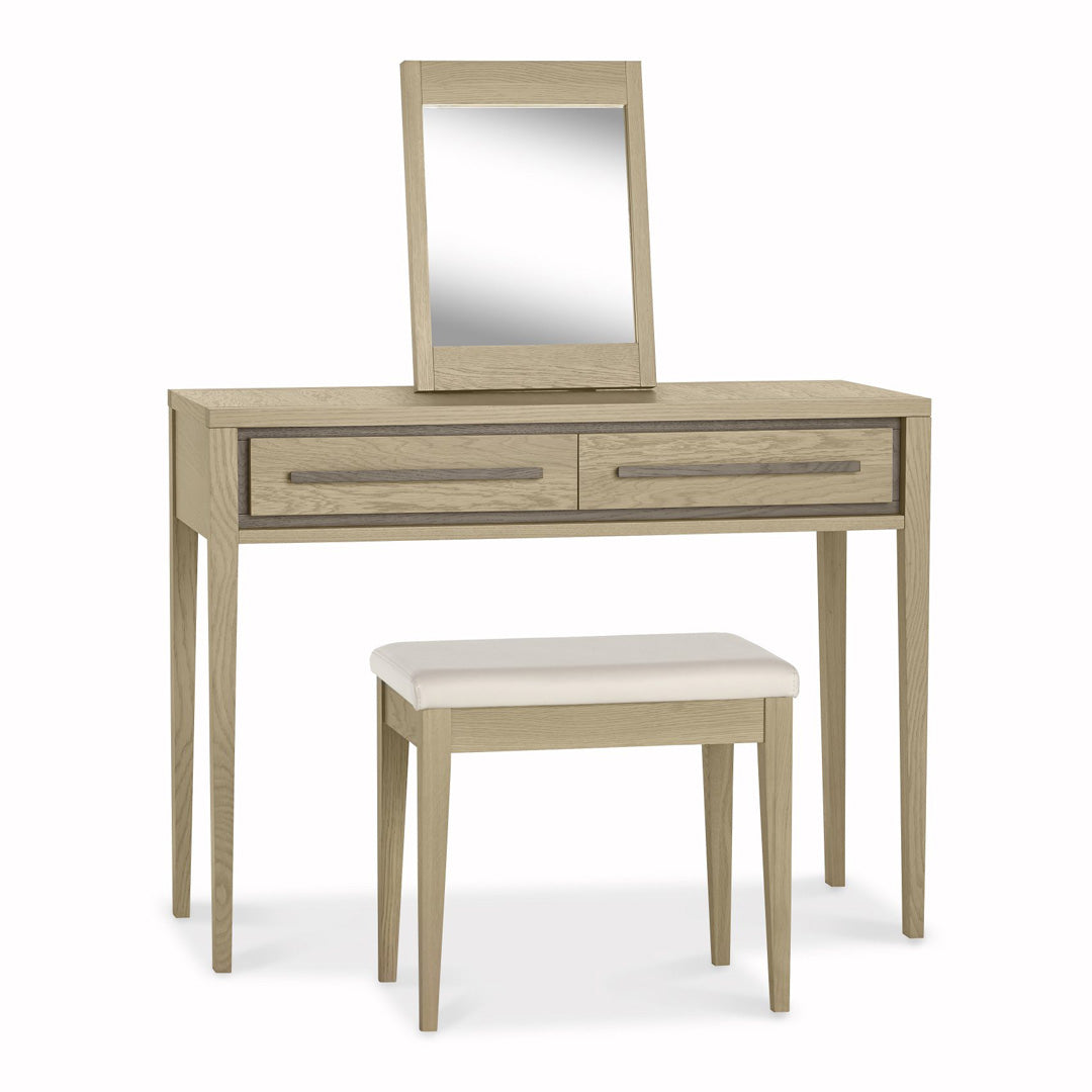 Bentley Designs Rimini Aged Oak & Weathered Oak Dressing Table | Taylors on the High Street