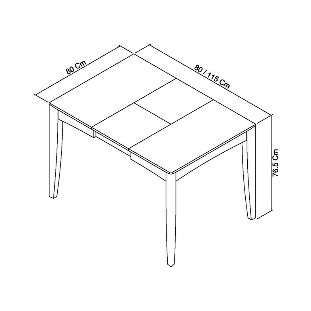 Bentley Designs Bergen Oak 2-4 Dining Table | Taylors on the High Street
