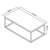 Bentley Designs Zinc & Dark Grey Coffee Table | Taylors on the High Street
