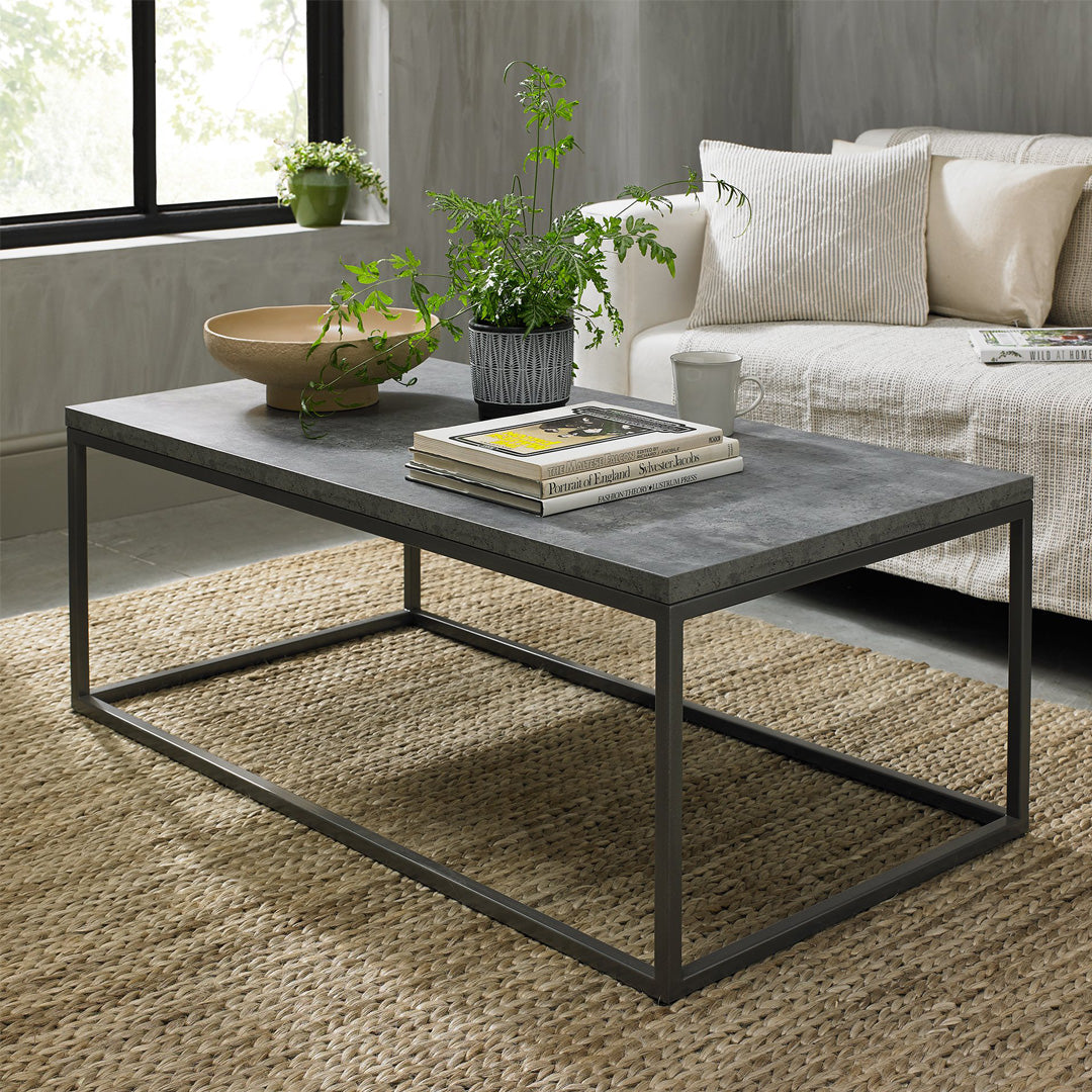 Bentley Designs Zinc & Dark Grey Coffee Table | Taylors on the High Street