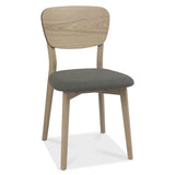 Bentley Designs Dansk Scandi Oak Veneer Back Dining Chairs (Pair)
