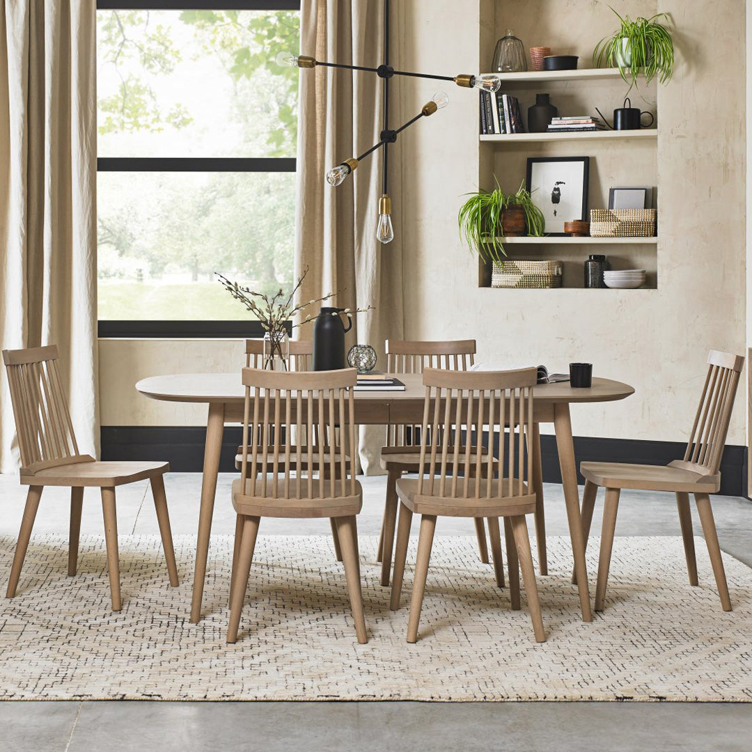 Bentley Designs Dansk Scandi Oak 6-8 Dining Table | Taylors on the High Street