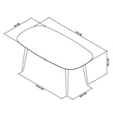 Bentley Designs Dansk Scandi Oak 6 Seater Dining Table | Taylors on the High Street