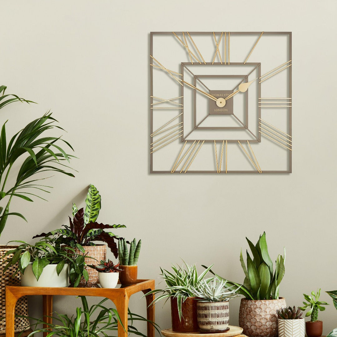 Thomas Kent Summer House Square Wall Clock | Taylors on the High Street