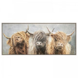 Three of a Kind Small Canvas by Charlotte Oakley