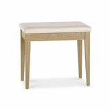 Bentley Designs Rimini Aged Oak & Weathered Oak Stool