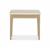 Bentley Designs Rimini Aged Oak & Weathered Oak Stool | Taylors on the High Street