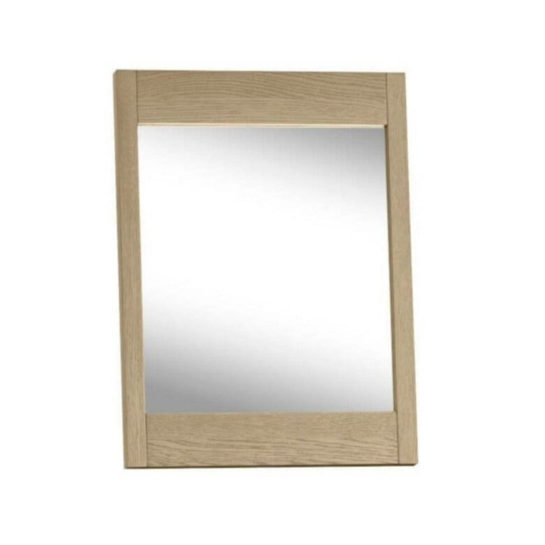 Bentley Designs Rimini Aged Oak & Weathered Oak Vanity Mirror | Taylors on the High Street