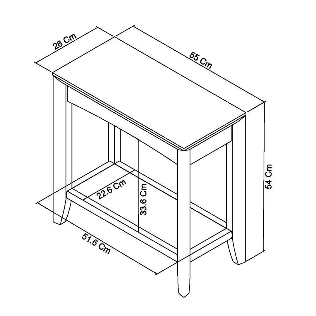 Bentley Designs Bergen Oak Side Table | Taylors on the High Street