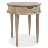 Bentley Designs Dansk Scandi Oak Lamp Table with Drawer | Taylors on the High Street