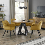 Bentley Designs Dali Velvet Chairs (Pair)
