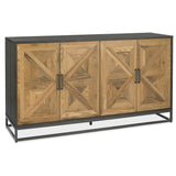 Bentley Designs Indus Rustic Oak Wide Sideboard | Taylors on the High Street