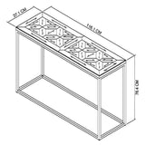 Bentley Designs Indus Rustic Oak Console Table | Taylors on the High Street