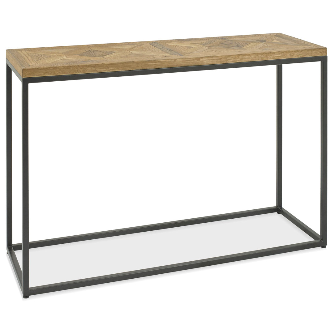 Bentley Designs Indus Rustic Oak Console Table | Taylors on the High Street