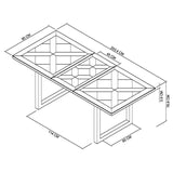 Bentley Designs Indus Rustic Oak 4-6 Dining Table | Taylors on the High Street