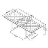 Bentley Designs Indus Rustic Oak 6-8 Dining Table | Taylors on the High Street