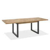 Bentley Designs Indus Rustic Oak 6-8 Dining Table | Taylors on the High Street