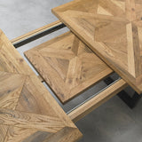 Bentley Designs Indus Rustic Oak 6-8 Dining Table | Taylors on the High Street