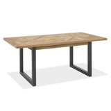 Bentley Designs Indus Rustic Oak 6-8 Dining Table
