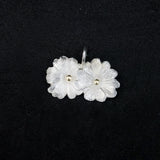 Malcolm Appleby Double Primrose Pendant with 18ct Gold Beads