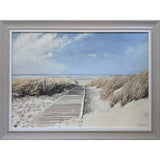 View to Sea Framed Print by Adelene Fletcher